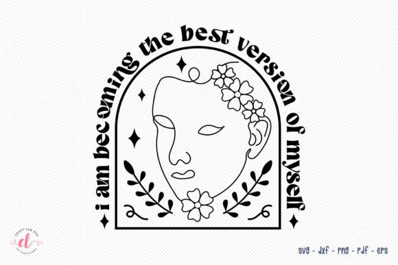Flower Inspirational Quote SVG Design for Graphics and Crafts