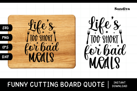 Funny Kitchen Cutting Board Quote SVG 11 for Graphics and Crafts