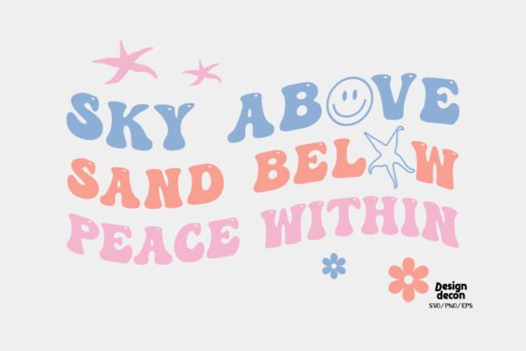 Summer Retro Groovy Beach Quote SVG: Graphics & Crafts for Publishers